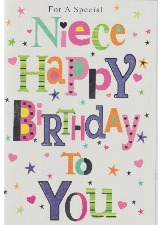 For A Special Niece Happy Birthday To You